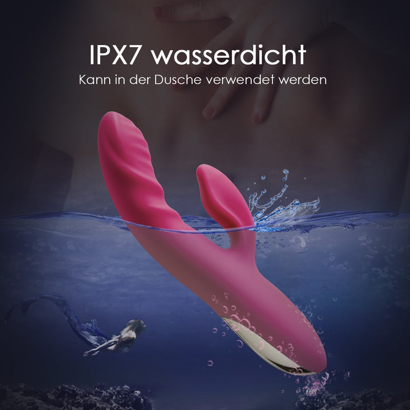 (UPC: 737311759678)Vibrator für Klitoris und G-Punkt mit Rabbit Vibratoren 11 Vibrationsmodi, Analvibrator Realistische Dildo Silikon Sexspielzeug für Paare