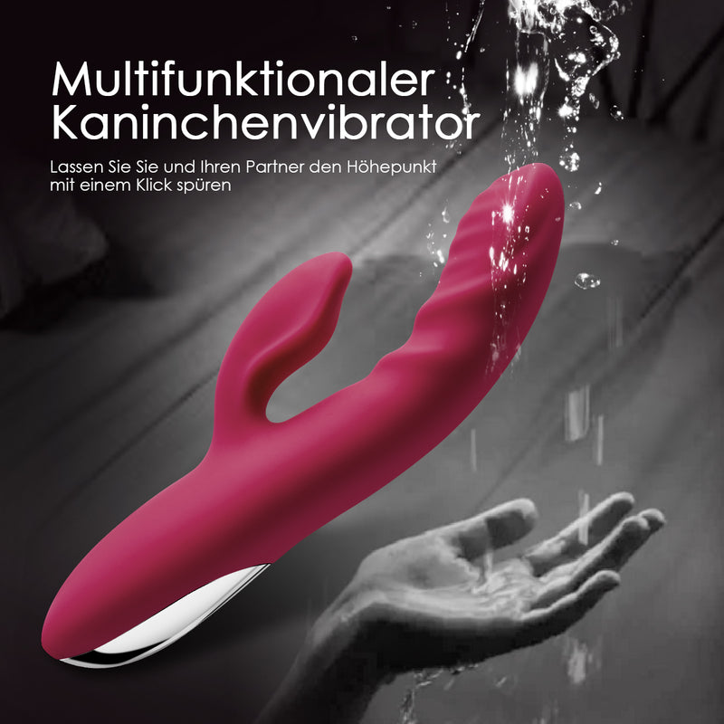 (UPC: 737311759678)Vibrator für Klitoris und G-Punkt mit Rabbit Vibratoren 11 Vibrationsmodi, Analvibrator Realistische Dildo Silikon Sexspielzeug für Paare