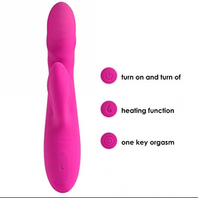 Delia - A Rabbit Vibrator for Woman with heating feature(UPC:793869116257)
