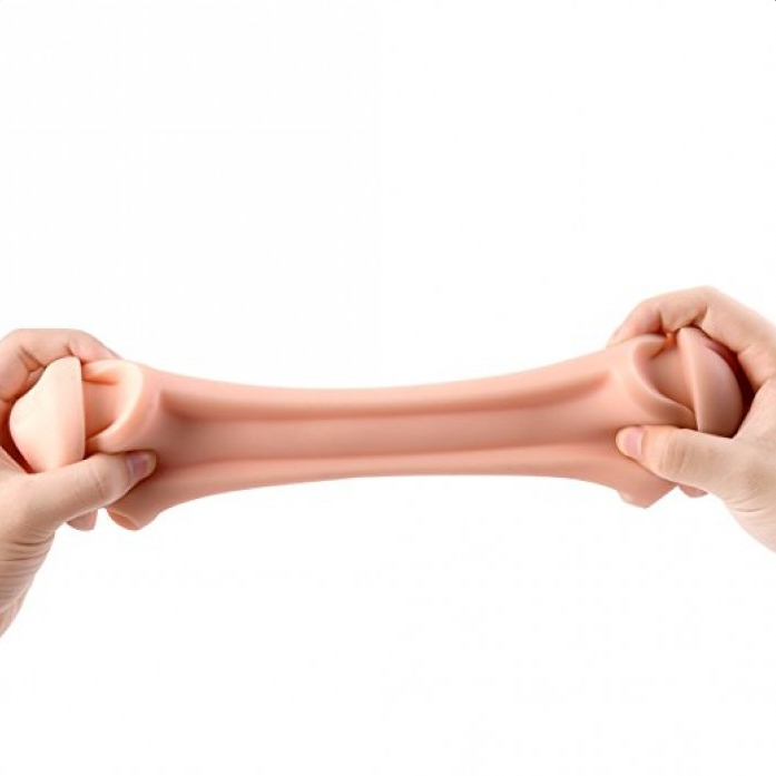 ZEMALIA Male Masturbator, Double Side Mens Sex Toy with Water Based Lu ZEMALIA Male Masturbator, Double Side Mens Sex Toy with Water Based Lu
